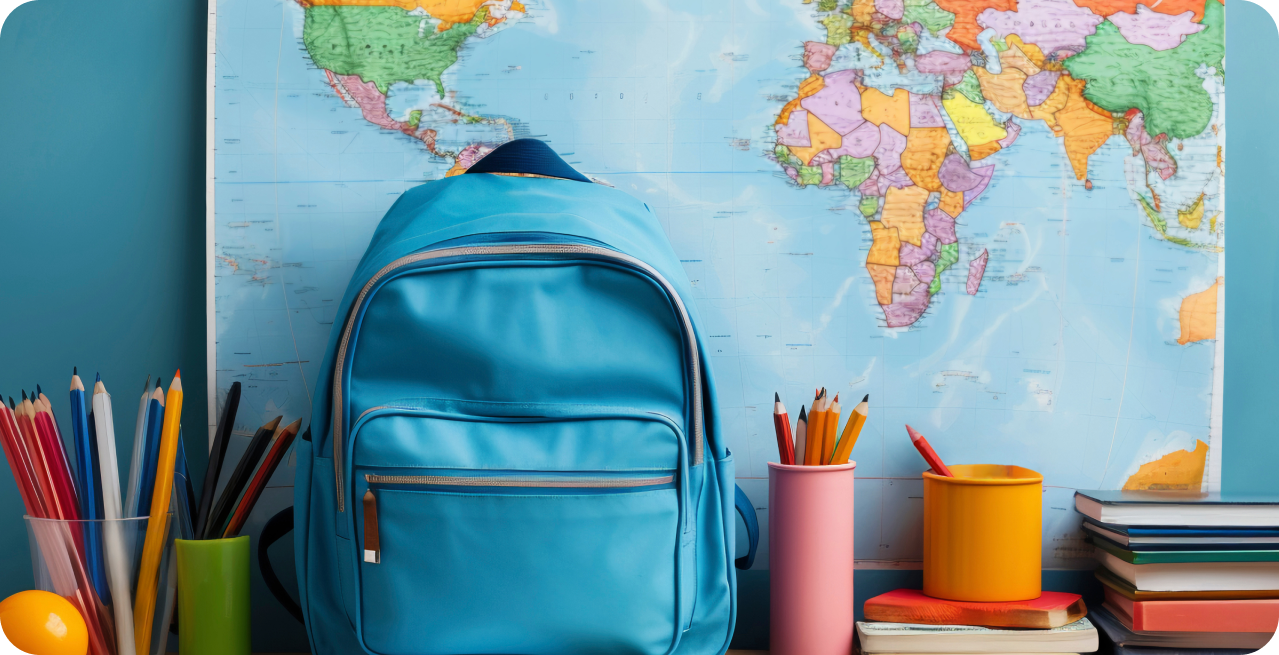 School trips background